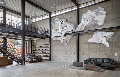 Contemporary Industrial House Features An Expressive Interior Of Raw