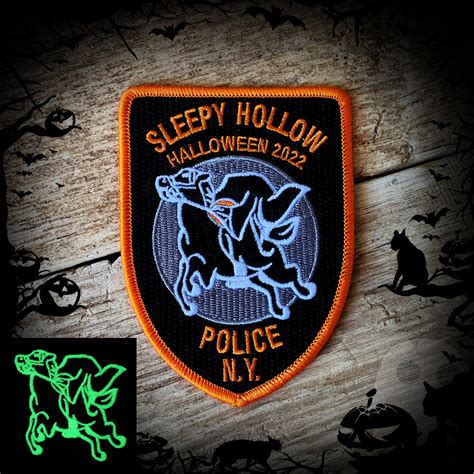 Sleepy Hollow, NY Police Department 2022 Halloween Patch - LIMITED AUT