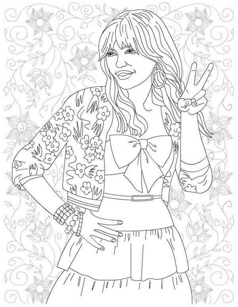 Desenhos De Hannah Montana Para Colorir E Imprimir Colorironline