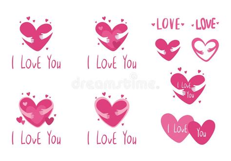 Happy Valentine S Day Heart Image With Hands Hands Hug Heart Stock Vector Illustration Of