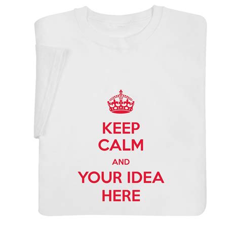 Personalized Keep Calm T Shirt Or Sweatshirt Signals