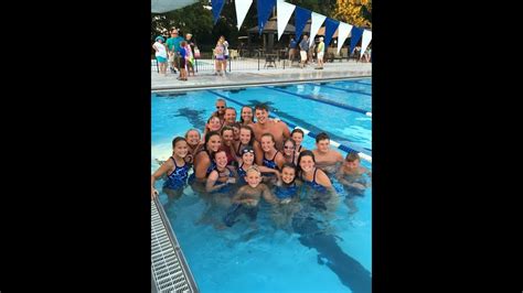 Frankfort Country Club Swim Team 2017 Youtube