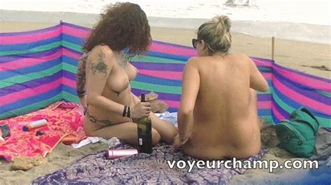 Exhibitionist Wife Pt Mrs Brooks And Mrs Ginary Nude Beach Day