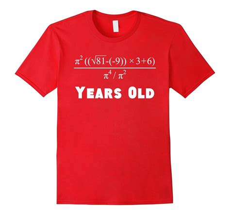 60 Years Old Algebra Equation Funny 60th Birthday Math Shirt 4lvs
