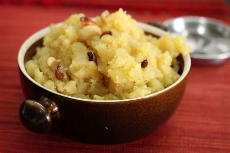 Rava Kesari Bhath South Indian Sooji Halwa Recipe By Archanas Kitchen