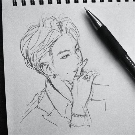 See more ideas about bts drawings, drawings, kpop drawings. Pin on bts drawings