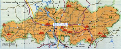 Changsha Tourist Map Maps Of Changsha