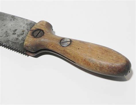 Large 1800s Saw Tooth Butcher Knife Etsy