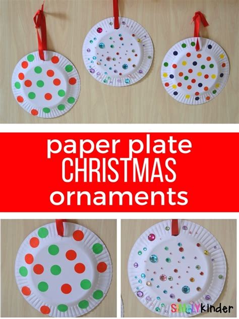 Paper Plate Christmas Ornaments Simply Kinder