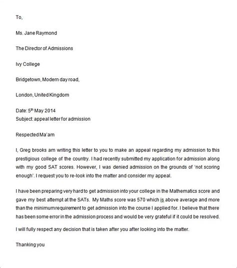 Format For Writing An Appeal Letter Besttemplates234