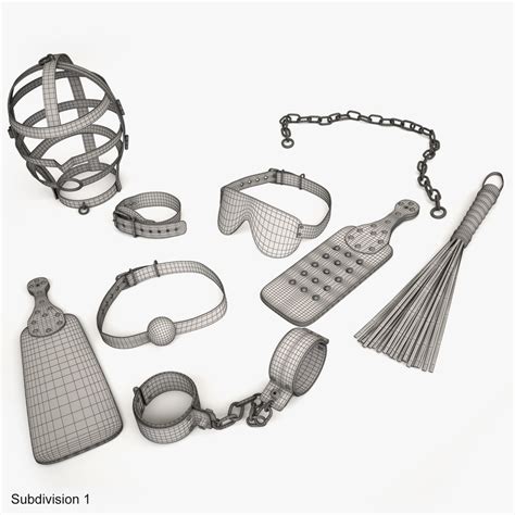 BDSM Accessories 3D Model 79 Obj Max Fbx Free3D
