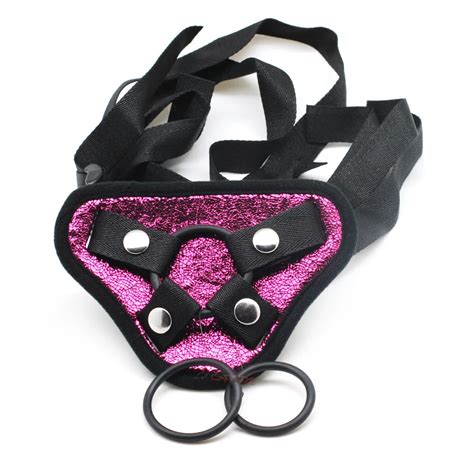 Smspade Shining Pu Strap On Harness For Dildo And Strap On Pants For