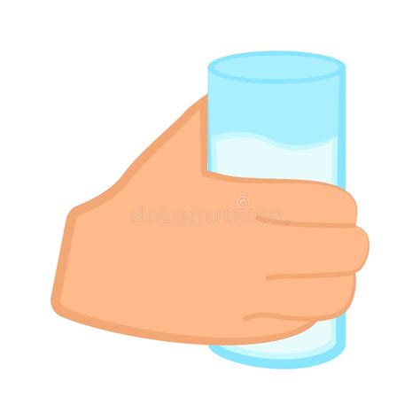 Hand Holding Glass Water Stock Illustrations 1032 Hand Holding Glass