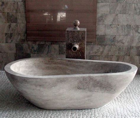 20 Bathroom Designs With Stunning Stone Tubs