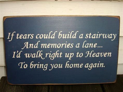 Items Similar To If Tears Could Build A Stairway And Memories A Lane