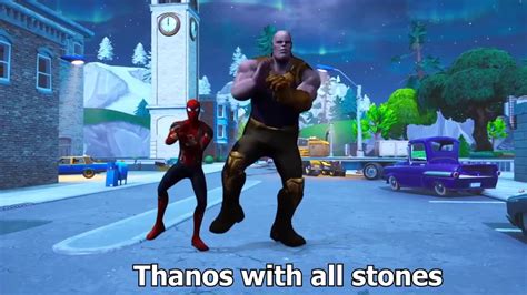 Thanos And Spider Man Dancing Youtube