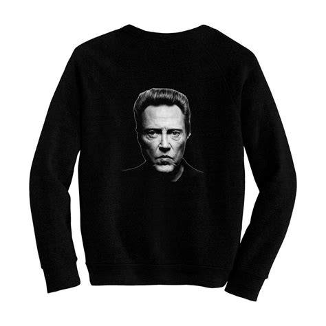 Christopher Walken Pre Shrunk Hand Screened Ultra Soft 8020 Cotton