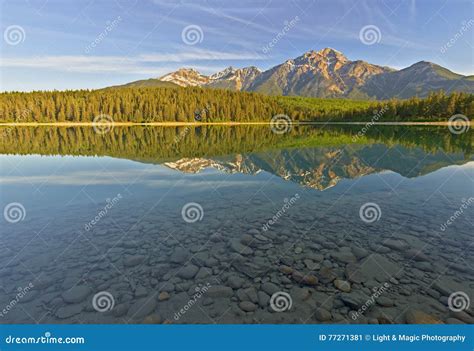 Patricia Lake Jasper National Park Canada Stock Image Image Of