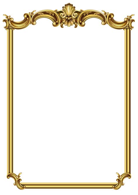 Gold Rococo Baroque Frame 1220958 Vector Art At Vecteezy