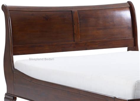Lincoln Dark Wood Bed Frame By Sweet Dreams Kingsize Sleepland Beds