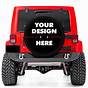 Spare Tire Cover For 2018 Jeep Wrangler With Backup Camera