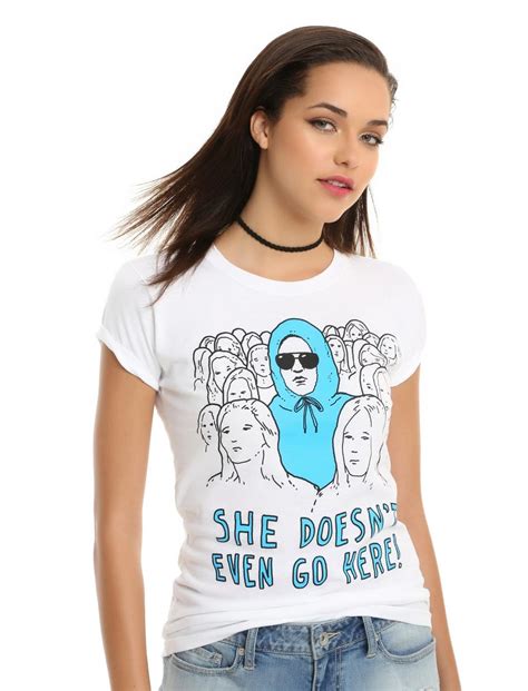 Mean Girls She Doesnt Even Go Here Damian Girls T Shirt Hot Topic