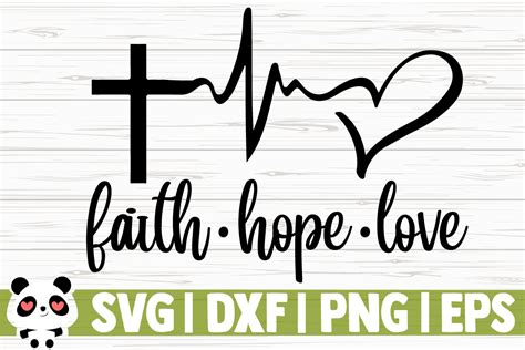 Svg File Svg Free Faith Hope Love Svg Free Svg Cut Files Create Your