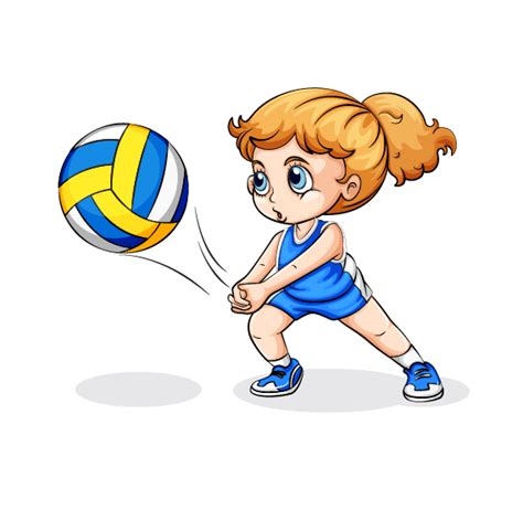 Volleyball Clipart Female Volleyball Player Volleyball Female