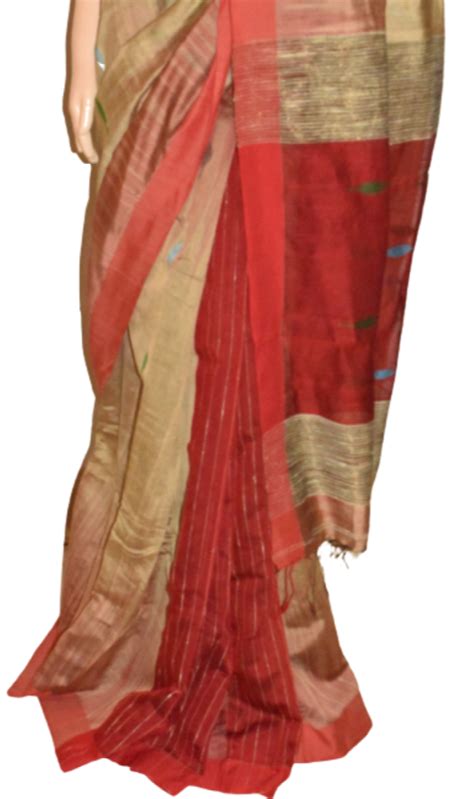 Athena Cart Red Formal Wear Banarasi Cotton Silk Saree 6 M With Blouse Piece At Rs 1499 In