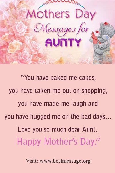 Mothers Day Messages For Aunt Good Quotes Wishes Mother Day
