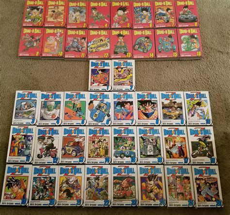 Figured Id Share My Manga Collection Not Perfect But All The Dragon Ball Ones Are Still