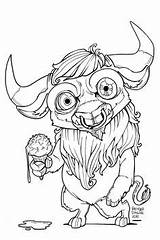 Minotaur Coloring Nian Monster Colouring Printable Designlooter Getcolorings 354px 93kb sketch template