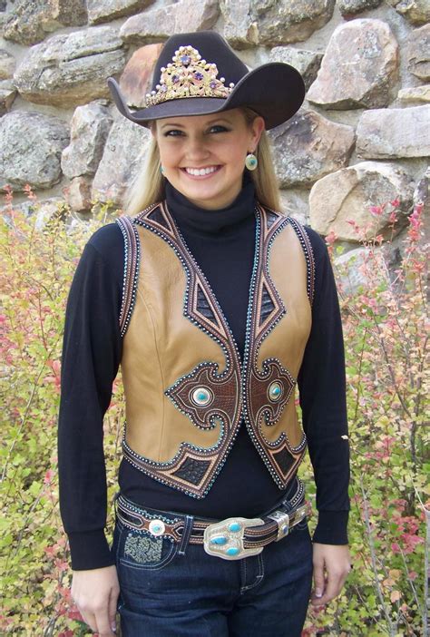 Denice Langley Custom Leather Western Wear For Women Cowgirl Outfits