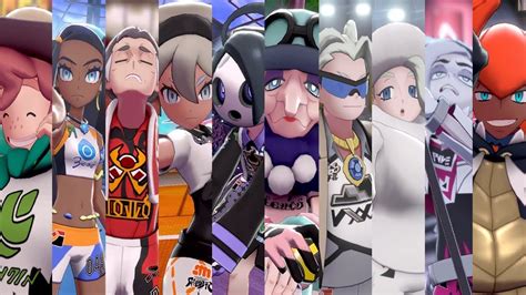 Pokemon Sword And Shield All Gym Leader Battles YouTube