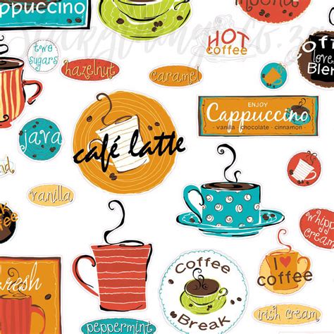Coffee Shop Wall Decals Roommates Coffee Cafe Wall Stickers