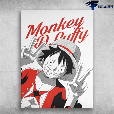 Monkey D Luffy One Piece Poster Fridaystuff