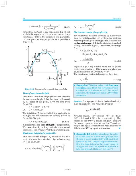 Ncert Book Class 11 Physics Chapter 4 Motion In A Plane Aglasem Schools