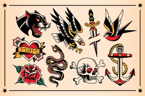 American Traditional Tattoo Designs For Men