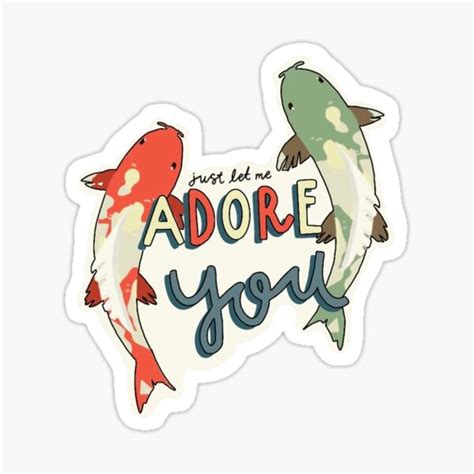 Adore You Sticker Harry Styles Sticker For Sale By Supernova Vibes