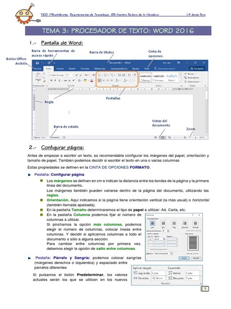 Manual De Word 2016 Pdf Archivo De Computadora Microsoft Word