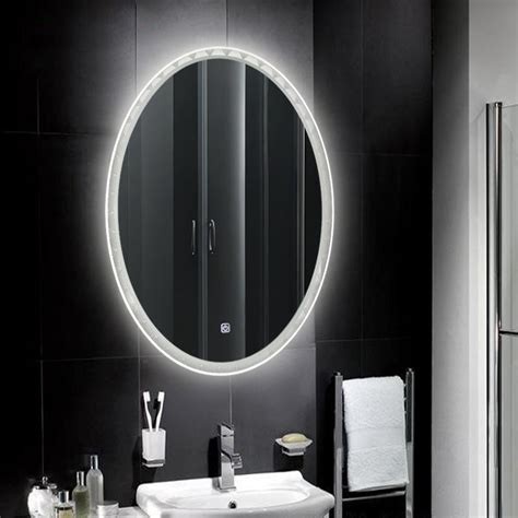 Oval Colour Adjustable Led Illuminated Bathroom Mirror Mybath Modern