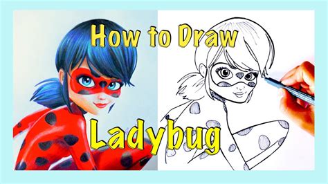 How To Draw Miraculous Ladybug Step By Step Nickelodeon Characters