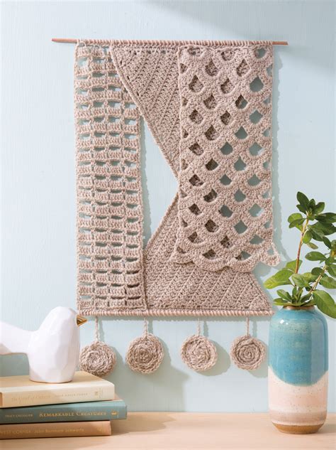 wall hangings 8 stylish crochet yarn projects to define your space in 2020 crochet wall art