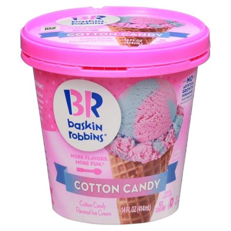 Baskin Robbins Ice Cream Cotton Candy Flavored Publix Super Markets