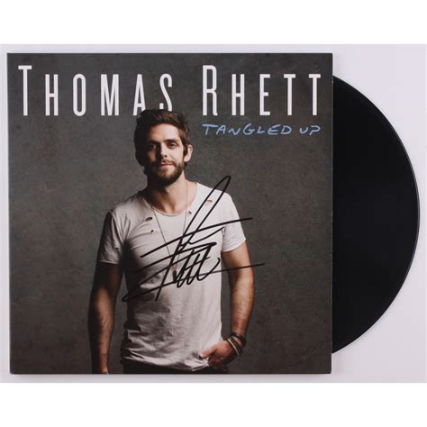 Thomas Rhett Signed Tangled Up Vinyl Record Album Jsa Coa