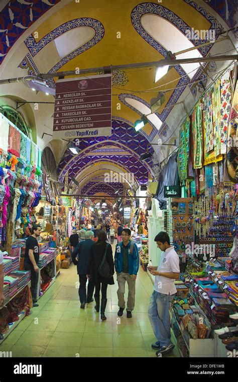 Turkey Istanbul Fatih Sultanahmet Kapalicarsi Grand Bazaar