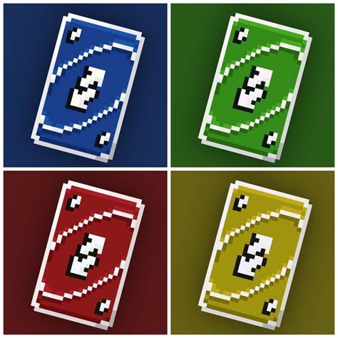 Uno Reverse Card Totem Of Undying Blue Minecraft Texture Pack
