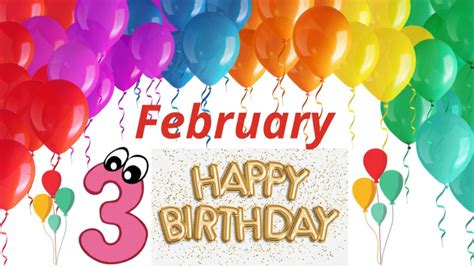 3 February Happy Birthday Wishes Messages And Quotes