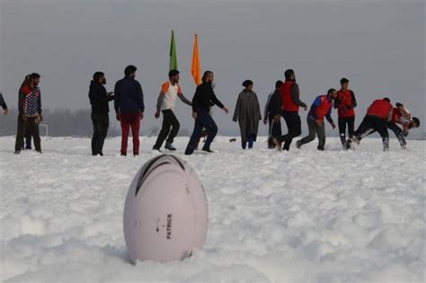 Snow Rugby In Kashmir Notintown