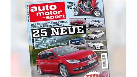 Neues Heft Neuheiten der nächsten Monate AUTO MOTOR UND SPORT